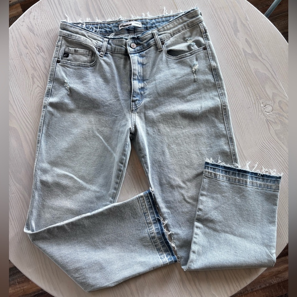 KanCan Light Wash Straight Leg Jeans